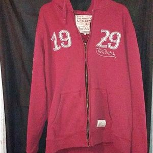 Burgundy hoodie XXL